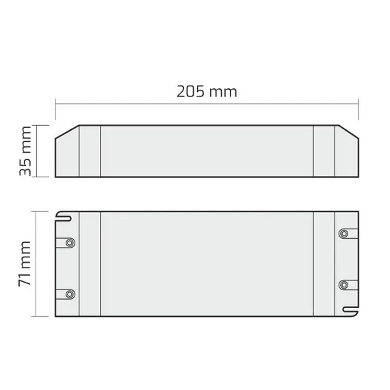 Блок питания LED STANDARD PLUS 200W 12VDC, без проводов арт.TRA-SP-200W-T-01 - 5