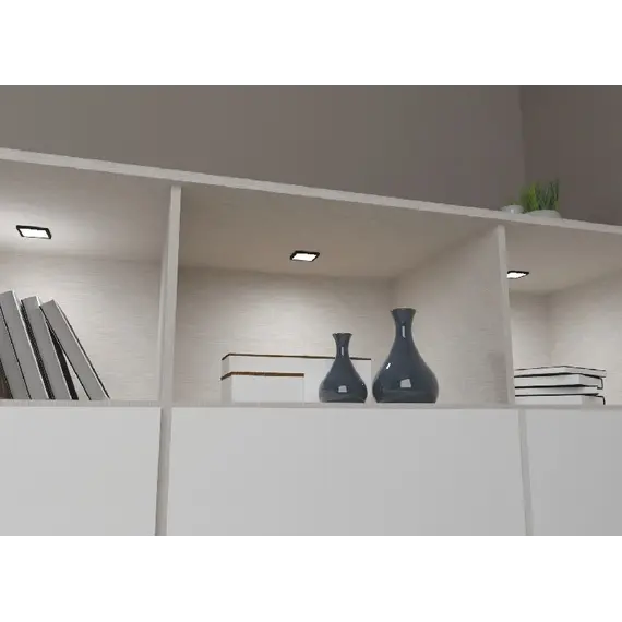 Светильник LED Square 1,5W 3000K, провод 2 м, черный молочный арт.SQUARE-CZ-ML-BC - 4