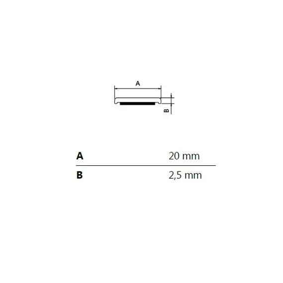 Профиль RE-FLK 2025 20 мм, 6м белый (23794) арт.O23794 - 6