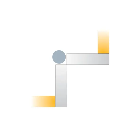 Петля мебельная Titus S-Type для фальшпанели 45 мм. Арт: 248-0U21-050-ST - 10