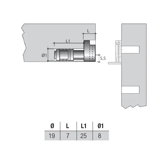 Соединитель, пластик черный арт.SI05PNE - 6