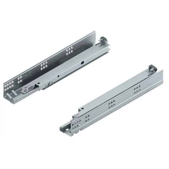 Направляющие TANDEM BLUMOTION полное выдвижение, 30 кг, 350 мм, для панели 17-19 мм, под замки, левая/правая арт.560F3500B
