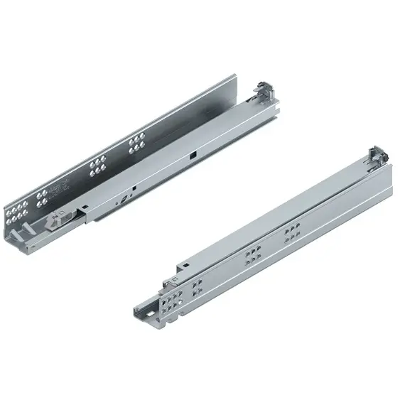 Направляющие TANDEM BLUMOTION полное выдвижение, 30 кг, 400 мм, для панели 17-19 мм, под замки, левая/правая арт.560F4000B