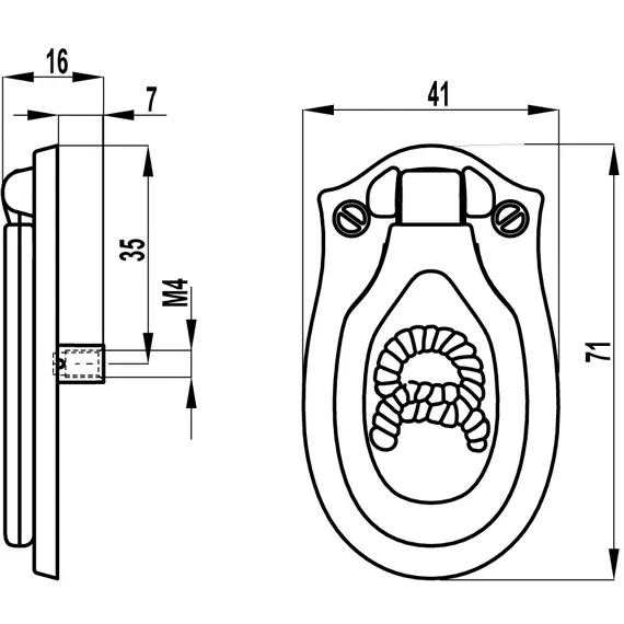 Ручка-модель FN-008 000 бронза полированная арт.FN-008 000 (бп) - 9