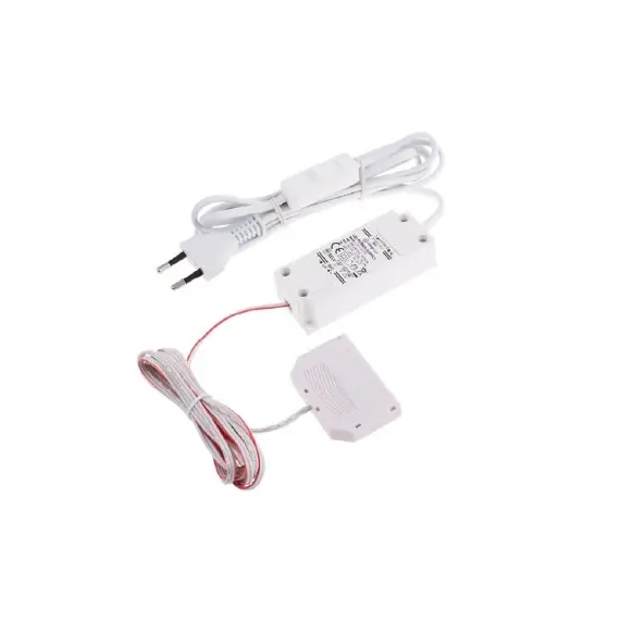 Блок питания LED STANDARD PLUS 33W 12VDC, черный провод 4 м, ручной выключатель, разветвитель 6 гнезд арт.U12-033-SP-2C1-206 - 7