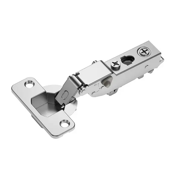 Петля 896 с регулировкой доводчика, Полунакладная, 48мм, Никель арт.896-0CS0-733