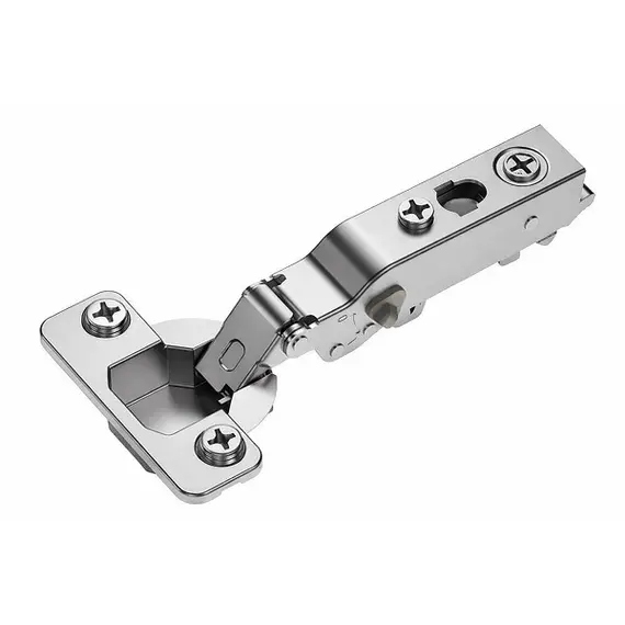 Петля 896 с регулировкой доводчика, Накладная, 48мм, чашка с винтами, Никель арт.896-0AS2-733