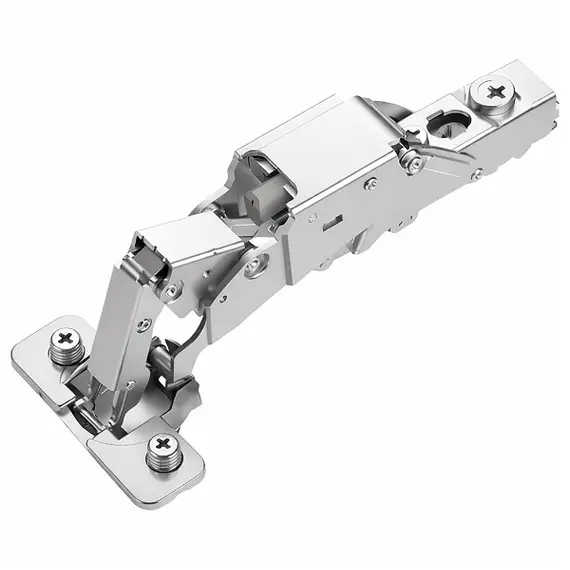 Петля 896 с доводчиком, 155 градусов, 48мм, чашка с винтами, Никель арт.896-0ES2-733