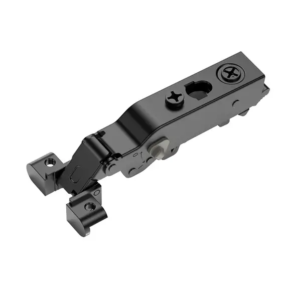 Петля 896 с регулировкой доводчика, для алю. профиля, Накладная, 28мм, с винтами, Черный никель арт.896-0T27-981