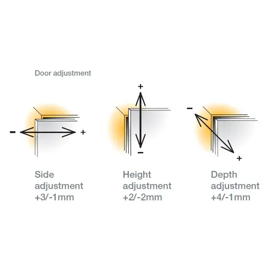 Петля мебельная Titus T-Type 90 градусов 110/45/17 мм с cистемой ускоренной сборки Easy-fix арт.702-0DK4-054-00 - 27