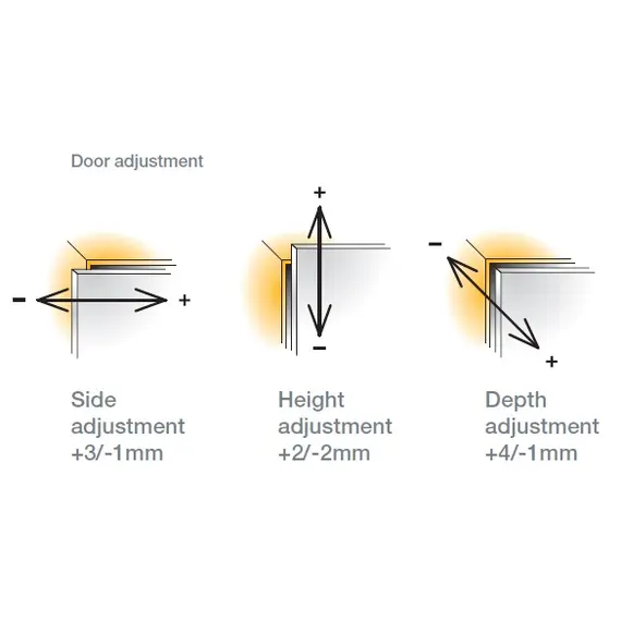 Петля мебельная Titus T-Type 90 градусов 110/48/0 мм для машинной установки. арт.702-0AL1-650-00 - 58