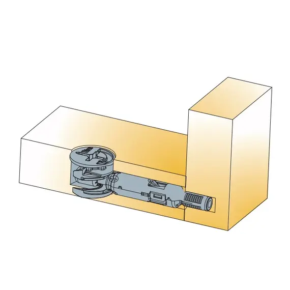 Дюбель мебельный Titus System 5 Quickfit TL5 5x34 мм. Арт: 009652-956-001 - 2