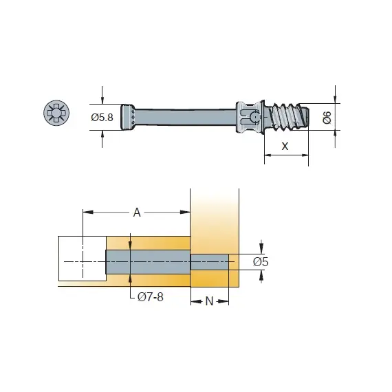 Дюбель Combi 5х24 мм арт.009443-885-300 - 28