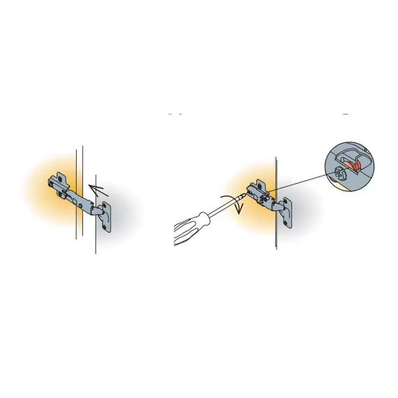 Монтажная планка петли Titus B-Type F2 мм с винтами 6,3х13 мм. Арт: 244-0K96-050-00 - 11