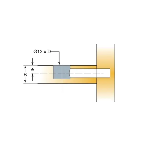 Эксцентрик мебельный Titus System 5 CAM 2000 для плиты 12 мм. Арт: 005575-885-300 - 25
