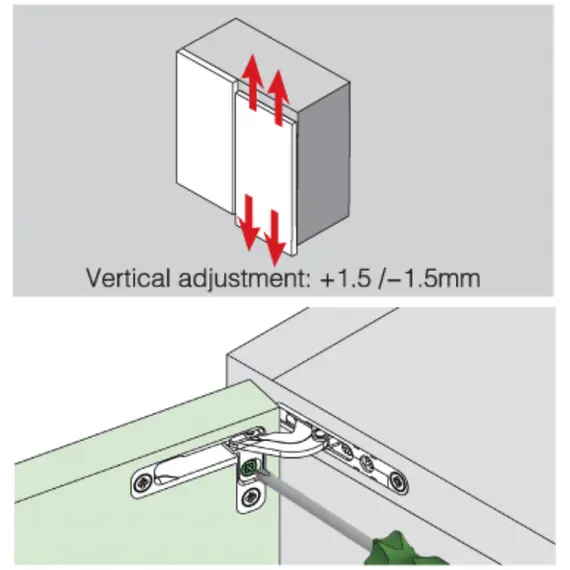 Комплект петель скрытого монтажа (к-т из 2 шт.), черный 939-1990-390 - 12