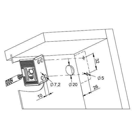 Навес мебельный с крепежом (белый) арт.145.0000.01 - 28