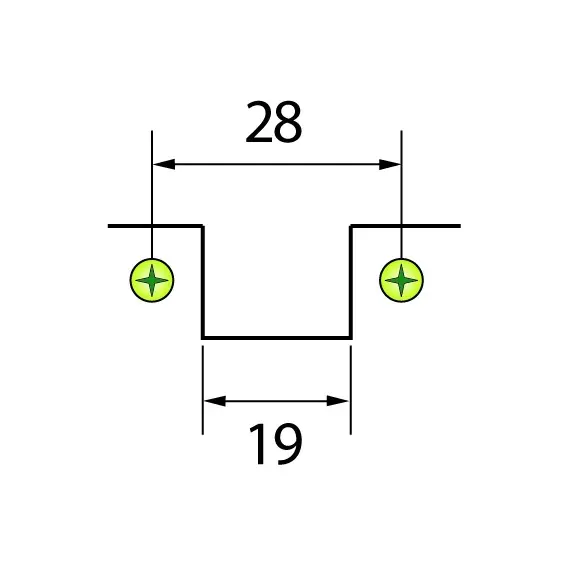 Петля мебельная Titus S-Type для алюминиевого профиля профиля прямого корпуса 90 градусов 110/28/0 мм с винтами. Арт: 950-0T27-050-00 - 21