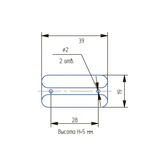 Подпятник для мебели (груша) - 4