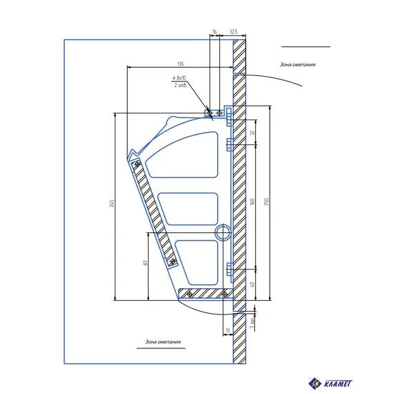 Комплект для тумбочек под обувь (1) серый - 7
