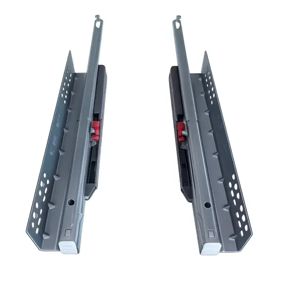 Направляющие скрытого монтажа полное выдвижение SoftClose установка замками 500 мм арт.758-3050-00