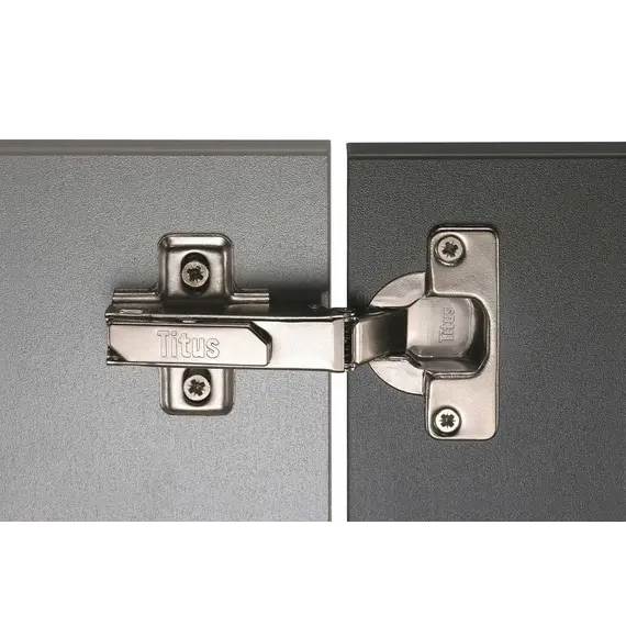 Петля мебельная Titus B-Type 90 градусов с шурупами 4x12 мм 110/48/0 мм арт.248-0M02-050-TL - 38
