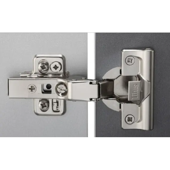 Петля мебельная Titus T-Type Glissando 90 градусов с доводчиком 110/48/9 мм. арт.701-0CS0-054-00 - 19