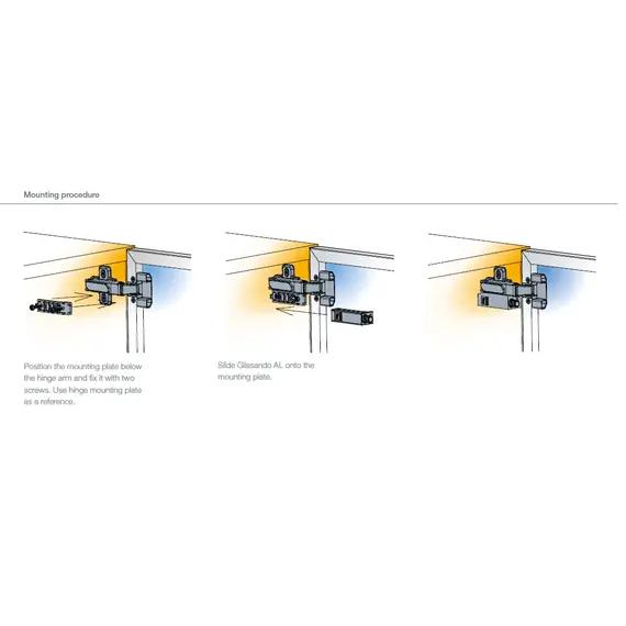 Демпфер GLISSANDO AL для алюмин.фасадов, серый арт.972-0420-380-00 - 23