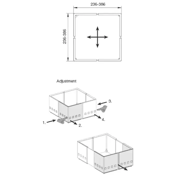 Комплект разделителей (3 шт) CuisioFlex Ninka арт.2060.93.20914 - 98