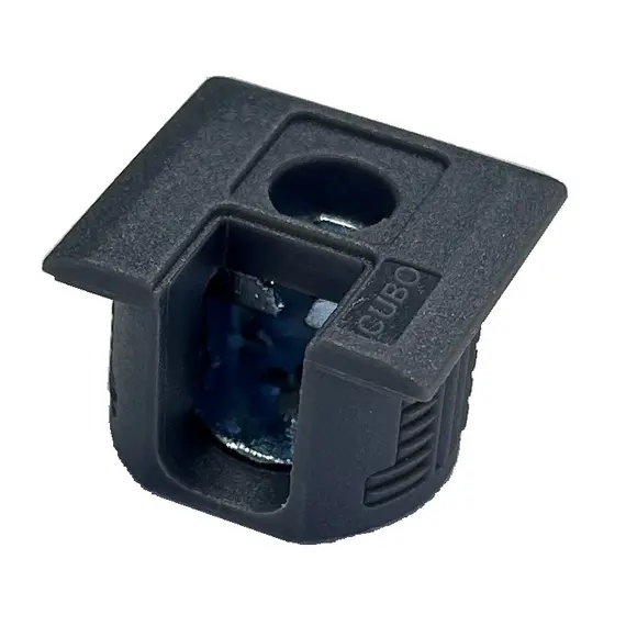 Стяжка полкодержатель, Д20, для плиты 16мм, уст. сверху и сбоку, темно-серый арт.172-6973-383