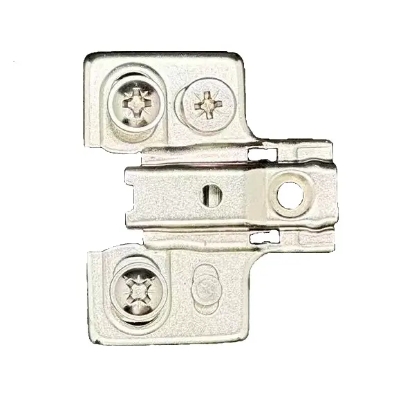 Планка для петли 896, высота 0 мм, крестовая 28мм от края с винтами 6,3мм, 3D регулировка арт.896-0C83-733