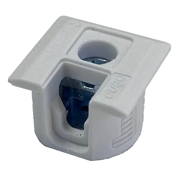 Стяжка полкодержатель, Д20, для плиты 16мм, уст. сверху, белый арт.172-6975-877