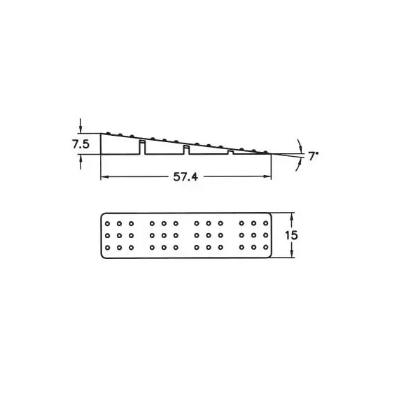 Клин установочный Titus коричневый. Арт: 356-4162-370-00 - 2