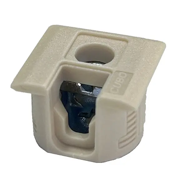 Стяжка полкодержатель, Д20, для плиты 16мм, уст. сверху, магнолия арт.172-6975-823