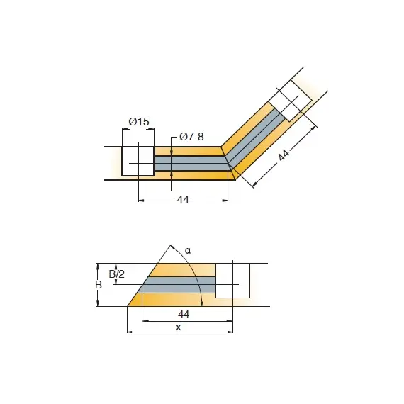 Дюбель угловой 7х34 мм арт.005860-883-101 - 18