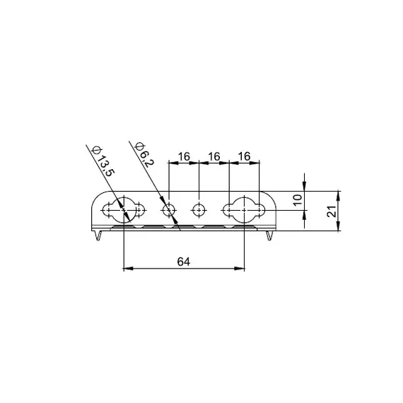 Стяжка кроватная 100 мм арт.371.1037.40 - 9
