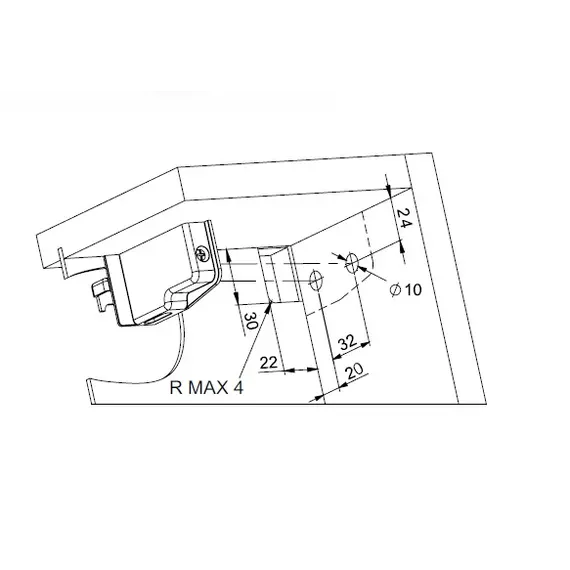 Навес мебельный 147, 20х24, правый (белый) арт.147.20R0.01 - 8