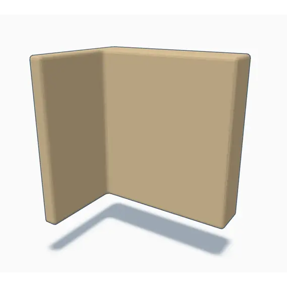 Заглушка навеса 345, пром упаковка, пластик, магнолия арт.345-448000-COVP-823