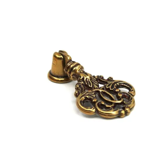 Ручка капля для мебели Bosetti Marella Патина, 0 мм, бронза. Арт: 37724.05000.54 - 4