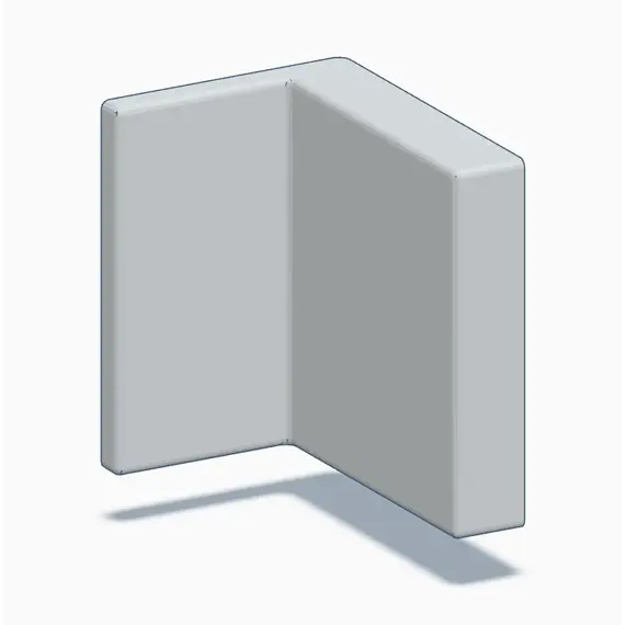 Заглушка навеса 345, пром упаковка, сталь, никель арт.345-448000-COVM-733