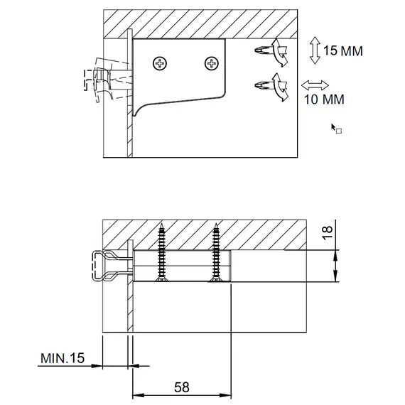 Навес мебельный 50 кг (бежевый) арт.148.0000.04 - 4