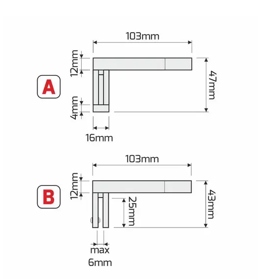 Светильник LED AMBER UNIWERSALNY IP44 4,5W 230VAC 3000К, провод 30 см, хром арт.AMBER-U-30K-01 - 28
