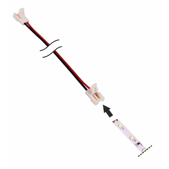 Коннектор для LED ленты 8 мм, провод 15 см арт.MO-LF08-0,15M-D1M - 11
