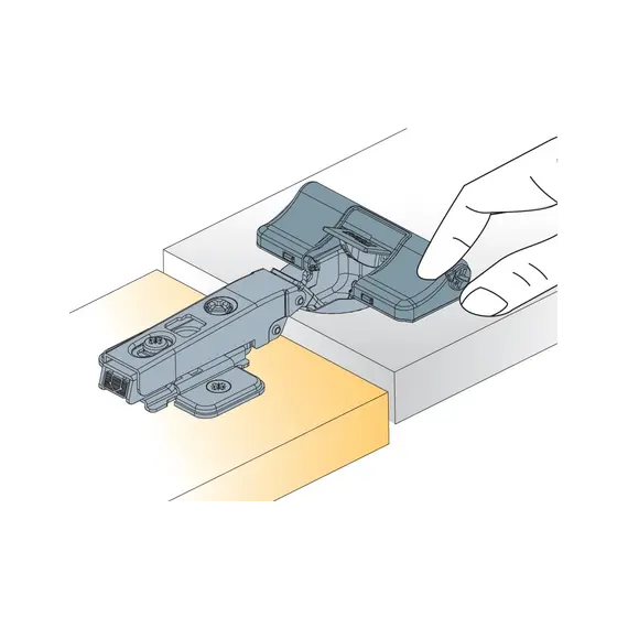 Демпфер мебельный Titus Glissando TT механизм мягкого закрывания подходит к петлям серии T-type 110, 120. Арт: 729-0K71-054-00 - 19