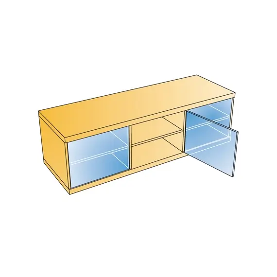 Петля мебельная Titus Miniprimat 90 градусов стеклянных фасадов 95/9 мм. арт.245-0926-850-00 - 20
