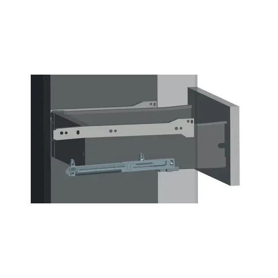 Доводчик (демпфер) мебельный Titusoft MD для металлических ящиков (комплект) арт.973-0X39-380-K2 Titus - 140