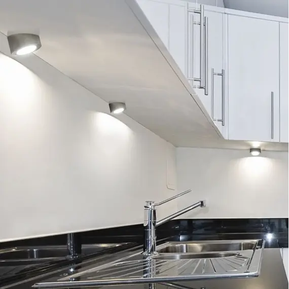 Светильник LED OVAL со скосом 2,0W 12VDC 6000K, провод 2 м, алюм. матовый арт.OVAL-2W-SD-SK-60K-01 - 15