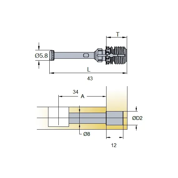 Дюбель System 5 Quickfit 34х10 мм арт.005050-880-101 - 5