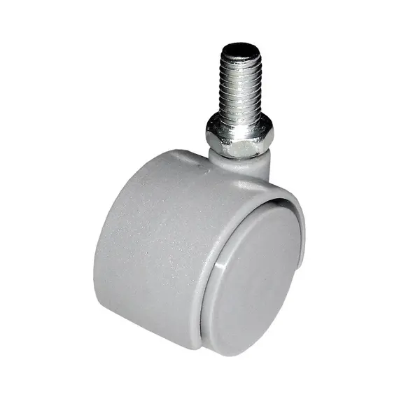 Опора колесная ОКП-31 со штырем серая