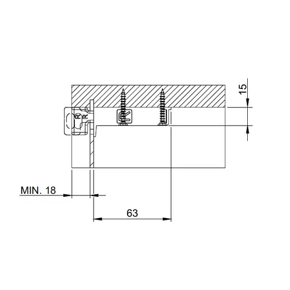 Навес мебельный, правый (белый) арт.146.R000.01 - 54